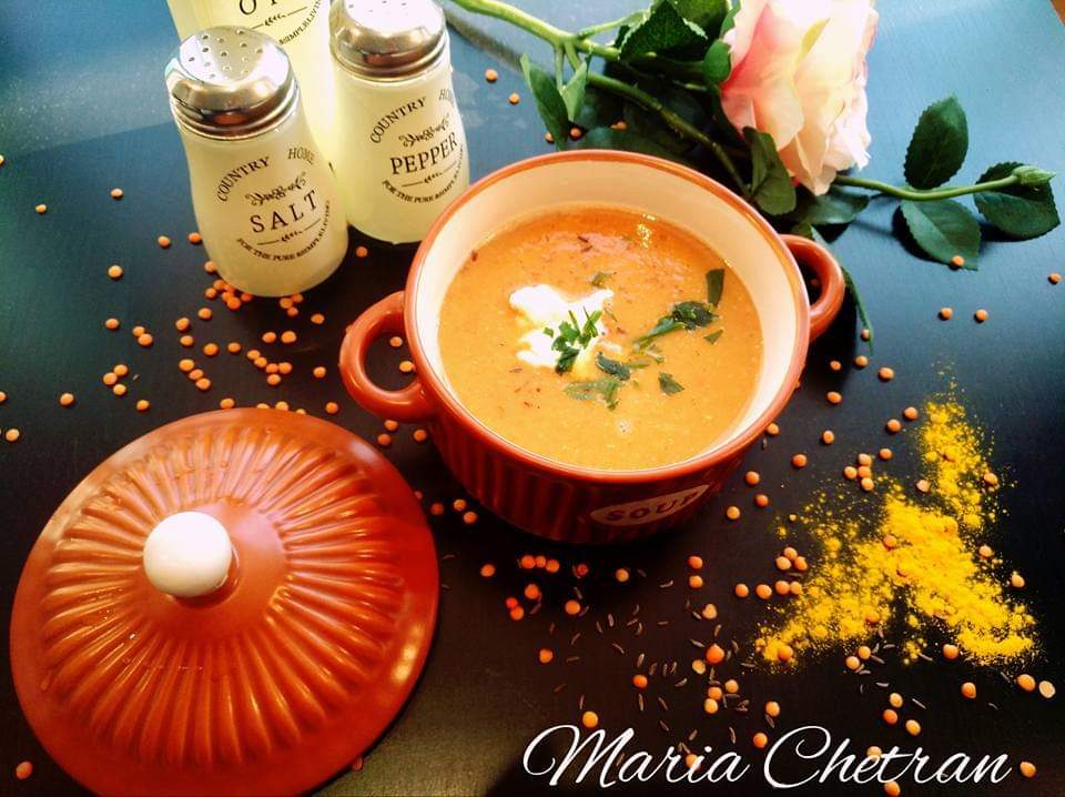 Supă cremă de&nbsp;Linte..